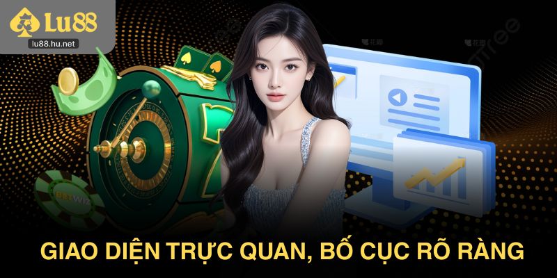 Giao diện được hệ thống thiết kế trực quan, bố cục rõ ràng