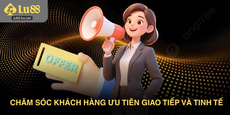 Vị trí Chăm sóc khách hàng ưu tiên giao tiếp và tinh tế